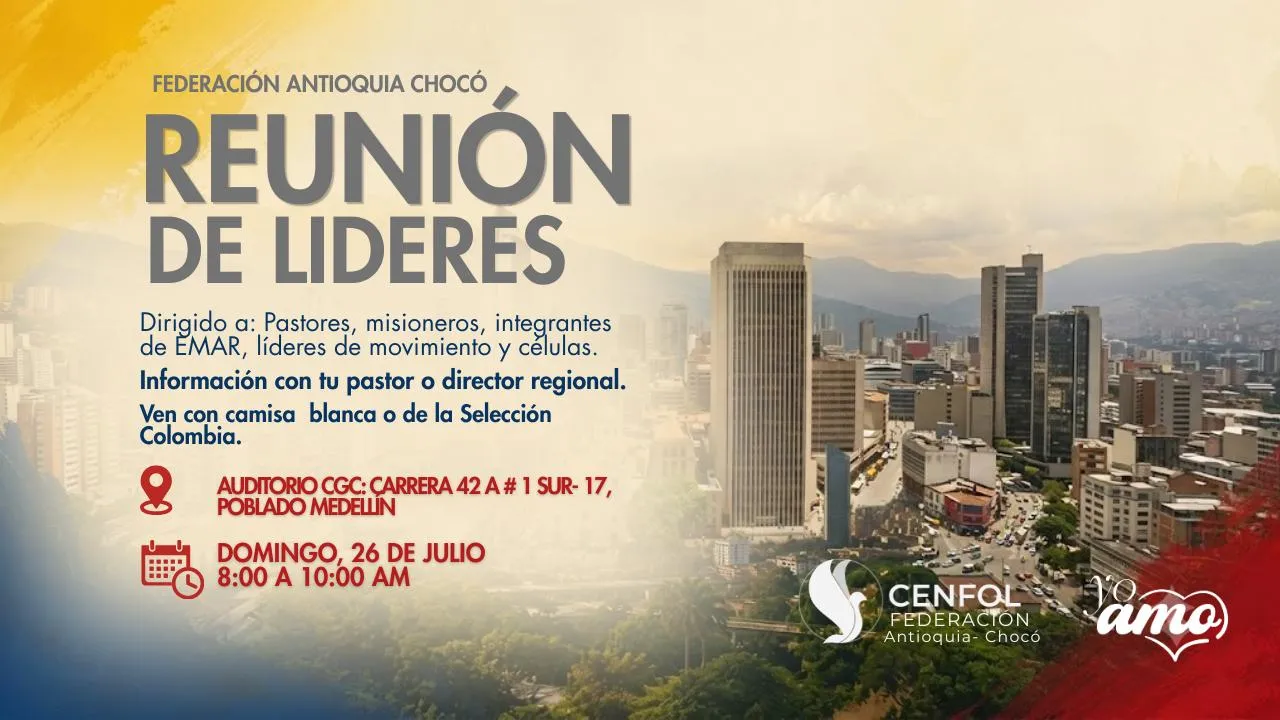 Reunión de Líderes – Federación Antioquia Chocó